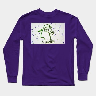 A Llama?! Long Sleeve T-Shirt